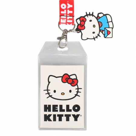 Hello Kitty Collage Lanyard w/ Rubber Charm