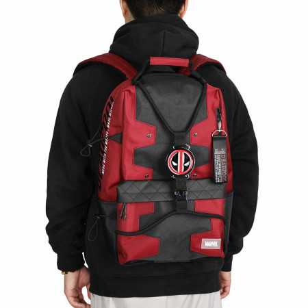 Deadpool Bungee Suit-Up Character Backpack