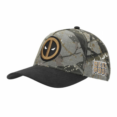 Deadpool Camo Logo Snapback Hat