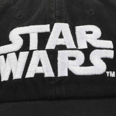 Star Wars Title Logo Embroidered Snapback Hat