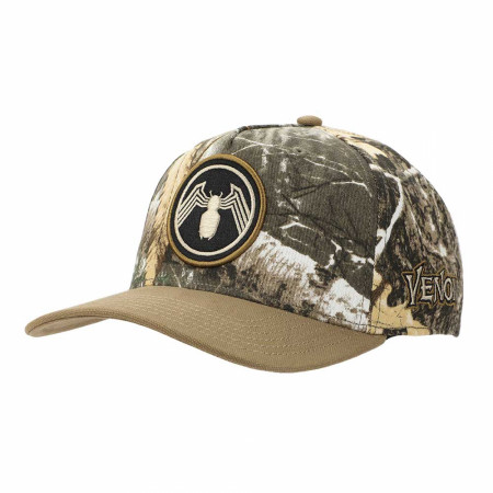 Venom 3D Embroidered Camo Curved Bill Snapback Hat