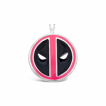 Deadpool Marvel Symbol Pendant- Pink