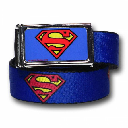Superman Symbols Blue Kids Web Belt