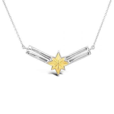 Captain Marvel Two-Toned Necklace