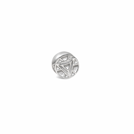 Tony Stark Iron Man Marvel ILY3000 Sterling Silver Bead