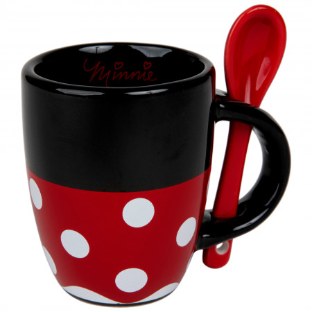 Disney Minnie Mouse Classic Dots Espresso Cup with Spoon