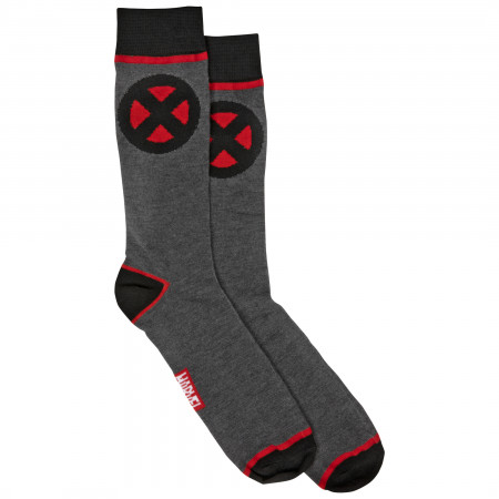 Marvel X-Men Symbol Crew Socks
