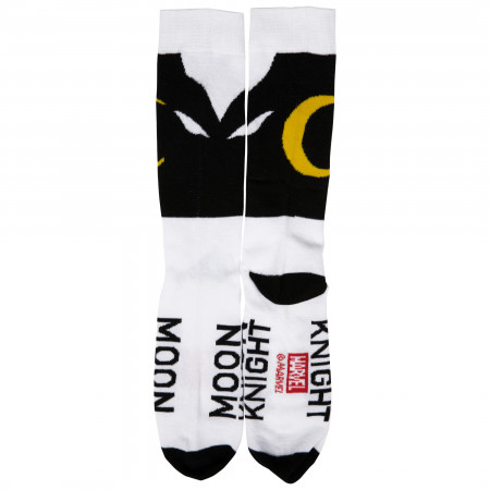 Moon Knight Costume Symbol Crew Socks