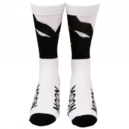 Moon Knight Costume Symbol Crew Socks