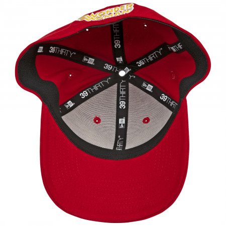 Wonder Woman Classic Symbol Color Block New Era 39Thirty Fitted Hat