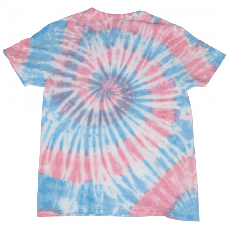 Wonder Woman Character Peace Love and Justice Tie Dye T-Shirt