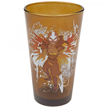 Avatar Last Airbender Colored Pint Glass