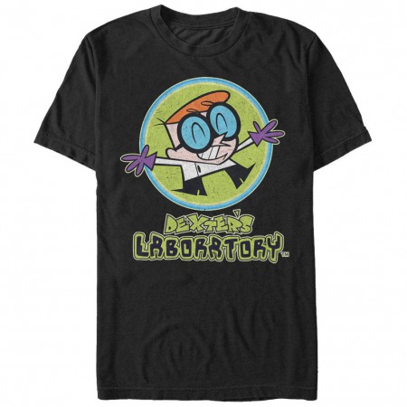 Courage the Cowardly Dog Straight Up Logo Black T-Shirt