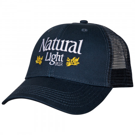 Natural Light Rowdy Gentleman Navy Blue Snapback Hat Blue 