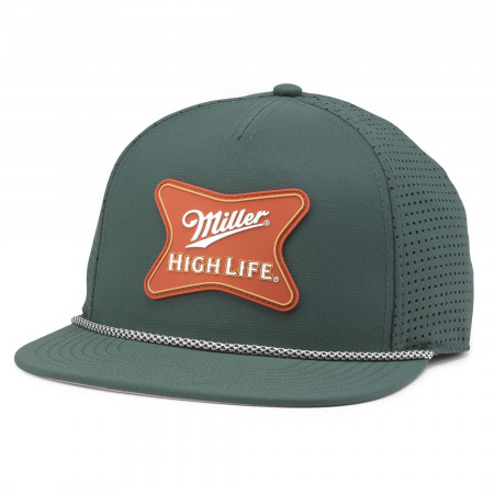 Miller High Life Patch Green Colorway Adjustable Hat