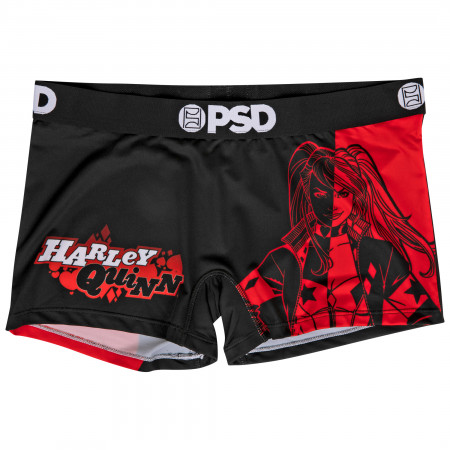 Harley Quinn 830346-small Harley Quinn Tropics Microfiber Blend PSD Boy  Shorts Underwear, Small 