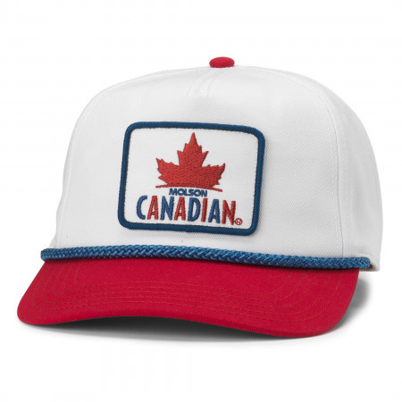 Molson Canadian Beer Flat Bill Adjustable Snapback Hat