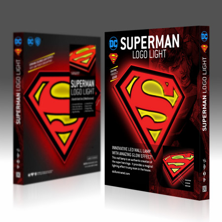 Superman Symbol Illuminated Wall Art