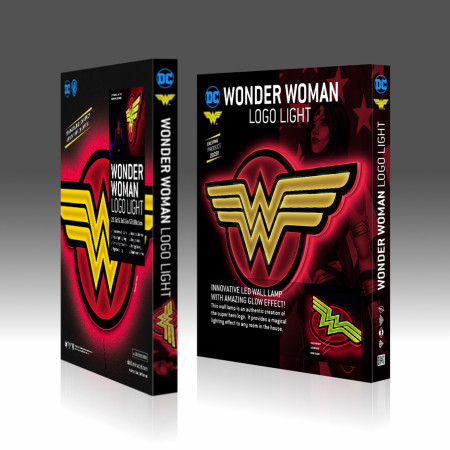 Wonder Woman Symbol Illuminated Wall Art