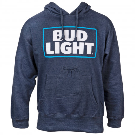 Bud Light Blue Beer Pouch Hoodie
