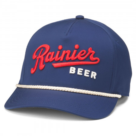 Rainier Beer Embroidered Logo Adjustable Rope Hat