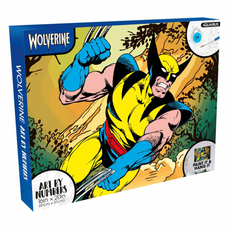 Wolverine Action Shot Art By Numbers Kit