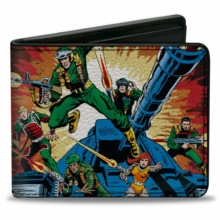 GI JOE A Real American Hero #1 Comic Cover Explosion Bi-Fold Wallet