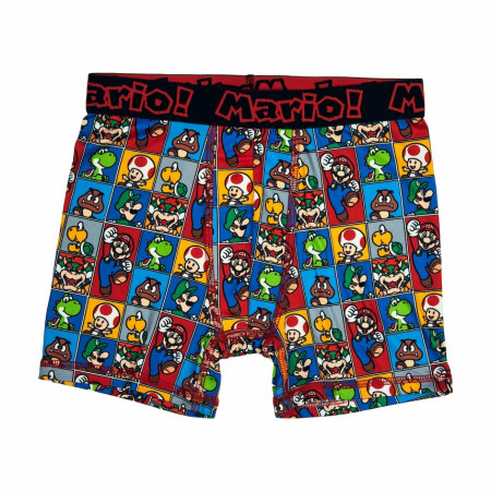 Super Mario Bros. Collages 5-Pack Boxers Briefs