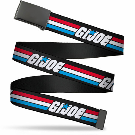 GI Joe Title Logo Red White and Blue 1.5" Web Belt