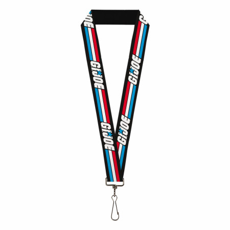 GI Joe Title Logo Red White and Blue Lanyard