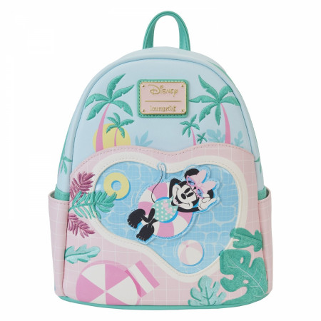 Minnie Mouse Retro Vacation Mini Backpack by Loungefly