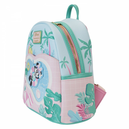 Minnie Mouse Retro Vacation Mini Backpack by Loungefly