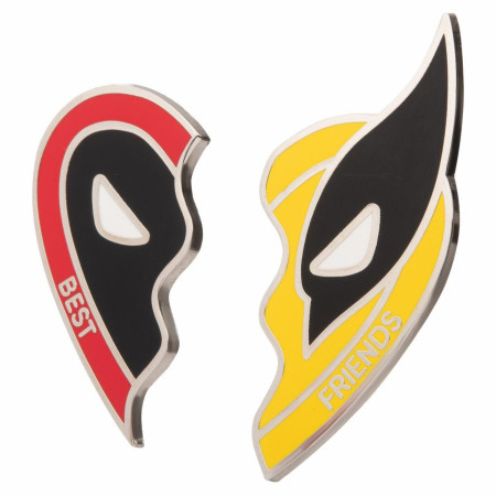 Deadpool and Wolverine BFFs Enamel Pin Set