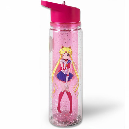 Sailor Moon Glitter Double-Walled 18oz Water Bottle