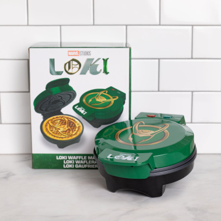 Loki Helmet Print Waffle Maker