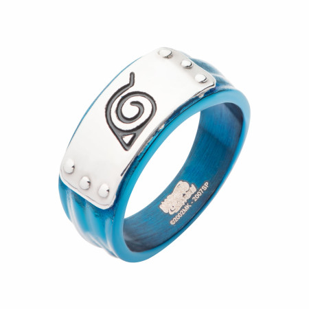 Naruto Blue Headband Ring