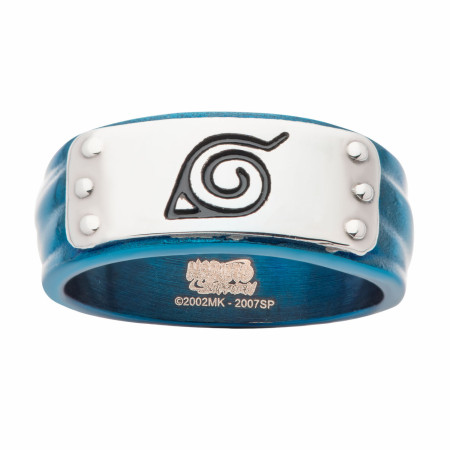 Naruto Blue Headband Ring