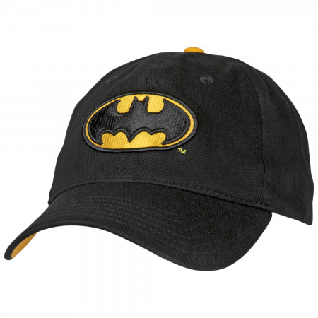 Batman Classic Symbol Curved Brim Adjustable Dad Hat