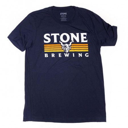 Stone Brewing Co. Men's Navy Blue Paramount T-Shirt