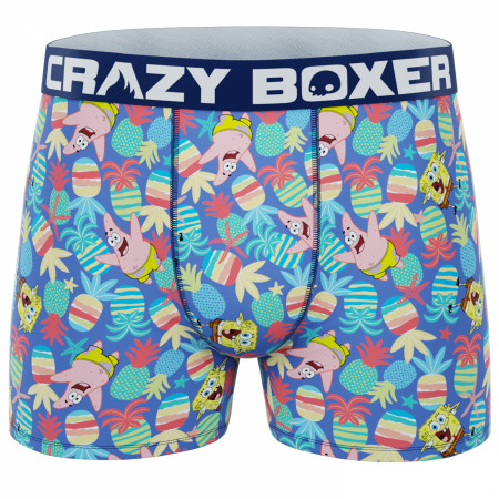 Crazy Boxer SpongeBob SquarePants Tropical Pineapple Fun Boxer Briefs