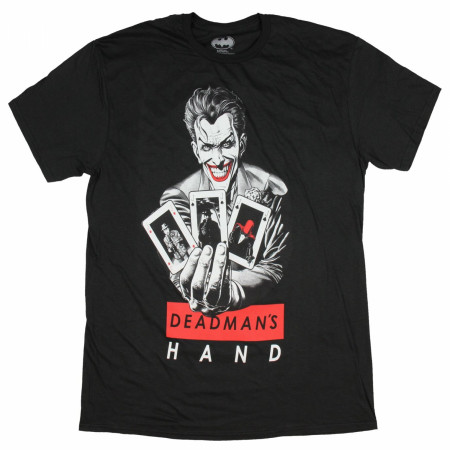 Joker Deadman's Hand Men's Black T-Shirt