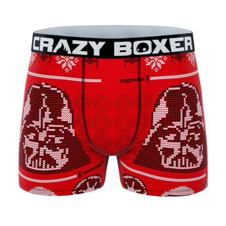 Crazy Boxers Star Wars Darth Vader Holiday Sweater Boxer Briefs