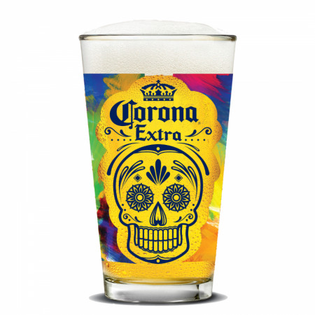 Corona Extra Día de Muertos Pint Glass Set of 4