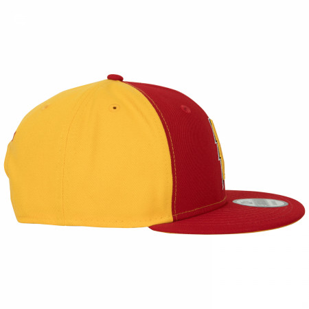 Shazam Symbol Red and Gold Colorway New Era 9Fifty Adjustable Hat