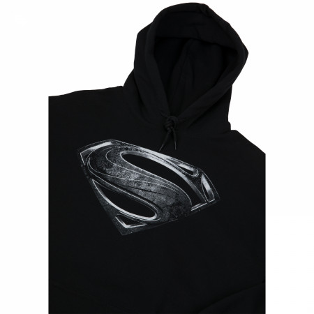 Superman Silver Movie Symbol Men's Hoodie