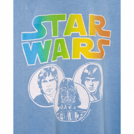 Star Wars Neon Gradient T-Shirt by Junk Food