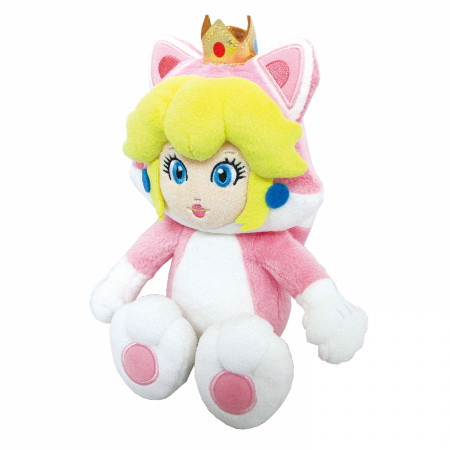 Super Mario Bros. Cat Peach 10" Plush Toy
