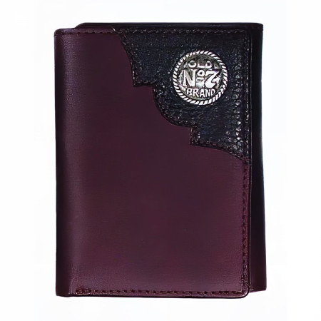 Jack Daniel's Old No. 7 Distillers Choice Trifold Brown Leather Wallet