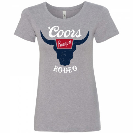 Coors Banquet Rodeo Horns Logo Women's T-Shirt