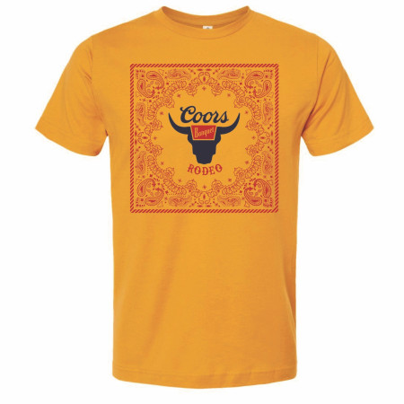 Coors Banquet Rodeo Paisley Yellow Colorway T-Shirt